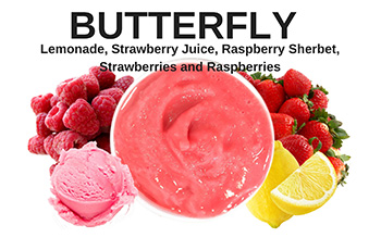 lemonade, strawberry fruit smoothie